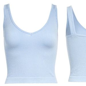 fp v neck cropped tank (brami style)